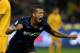 MILAN, ITALY - OCTOBER 26: Fredy Guarin of FC Inter Milan celebrates during the Serie A match between FC Internazionale Milano and Hellas Verona at Stadio Giuseppe Meazza on October 26, 2013 in Milan, Italy. (Photo by Claudio Villa/Getty Images)