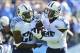 Sep 22, 2013; Nashville, TN, USA; Tennessee Titans cornerback Jason McCourty (30) and cornerback Alterraun Verner (20) celebrate after Verner (20) made the game winning tackle against the San Diego Chargers during the second half at LP Field. The Titans b