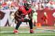 Dec 8, 2013; Tampa, FL, USA; Tampa Bay Buccaneers outside linebacker Lavonte David (54) against the Buffalo Bills during the first quarter at Raymond James Stadium. Mandatory Credit: Kim Klement-USA TODAY Sports