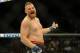 Aug 31, 2013; Milwaukee, WI, USA; Josh Barnett reacts after beating Frank Mir (not pictured) during the UFC-164 bout at BMO Harris Bradley Center. Mandatory Credit: Benny Sieu-USA TODAY Sports
