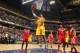 INDIANAPOLIS - DECEMBER 20: David West #21 of the Indiana Pacers shoots against the Houston Rockets at Bankers Life Fieldhouse on December 20, 2013 in Indianapolis, Indiana. NOTE TO USER: User expressly acknowledges and agrees that, by downloading and or