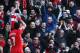 LIVERPOOL, ENGLAND - DECEMBER 21: Luis Suarez of Liverpool applauds his sides fans after scoring during the Barclays Premier League match between Liverpool and Cardiff City at Anfield on December 21, 2013 in Liverpool, England. (Photo by Clive Brunskill
