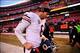Dec 15, 2013; Cleveland, OH, USA; Chicago Bears quarterback Jay Cutler (6) walks off the field after defeating the Cleveland Browns 38-31 at FirstEnergy Stadium. Mandatory Credit: Andrew Weber-USA TODAY Sports