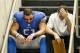 DETROIT, MI - DECEMBER 22: Dominic Raiola #51 of the Detroit Lions sits on the steps with a coach after the Lions lost in over time to the New Yrok Giants at Ford Field on December 22, 2013 in Detroit, Michigan. The Giants defeated the Lions 23-20. (Phot