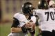 Nov 30, 2013; Bloomington, IN, USA; Purdue Boilermakers quarterback Danny Etling (5) drops back to pass during the fourth quarter of the game against the Indiana Hoosiers at Memorial Stadium. Indiana won 56-36. Mandatory Credit: Pat Lovell-USA TODAY Spor