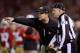 Harbaugh has a way with referees just like his old coach.