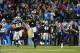 Nov 18, 2013; Charlotte, NC, USA; Carolina Panthers quarterback Cam Newton (1) on a long run as New England Patriots outside linebacker Dont'a Hightower (54) and defensive back Nate Ebner (43) defendin the third quarter. The Panthers defeated the Patriots