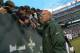 EAST RUTHERFORD, NJ - DECEMBER 22: General Manager John Idzik shakes hands with fans at the end of the game against the Cleveland Browns at MetLife Stadium on December 22, 2013 in East Rutherford, New Jersey. (Photo by Ron Antonelli/Getty Images)