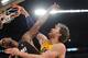 LOS ANGELES, CA - JANUARY 17: Pau Gasol #16 of the Los Angeles Lakers dunks over Chris Bosh #1 of the Miami Heat at Staples Center on January 15, 2013 in Los Angeles, California. NOTE TO USER: User expressly acknowledges and agrees that, by downloading an