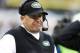 EAST RUTHERFORD, NJ - DECEMBER 8: Head coach Rex Ryan of the New York Jets walks the sidelines during their game against the Oakland Raiders at MetLife Stadium on December 8, 2013 in East Rutherford, New Jersey. (Photo by Jeff Zelevansky/Getty Images)