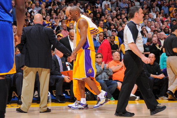 Trump got up after he shot Torn Achilles Kobe pops up Lebron carried