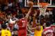 Dec 14, 2013; Miami, FL, USA; Miami Heat shooting guard Dwyane Wade (3) drives to the basket as Cleveland Cavaliers power forward Tristan Thompson (13) defends during the first half at American Airlines Arena. Mandatory Credit: Steve Mitchell-USA TODAY Sp