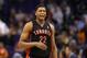 PHOENIX, AZ - DECEMBER 06: Rudy Gay #22 of the Toronto Raptors during the NBA game against the Phoenix Suns at US Airways Center on December 6, 2013 in Phoenix, Arizona. The Suns defeated the Raptors 106-97. NOTE TO USER: User expressly acknowledges and