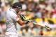 MELBOURNE, AUSTRALIA - DECEMBER 28: Kevin Pietersen of England hits the ball during day three of the Fourth Ashes Test Match between Australia and England at Melbourne Cricket Ground on December 28, 2013 in Melbourne, Australia. (Photo by Michael Dodge/
