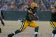GREEN BAY, WI - DECEMBER 22: Eddie Lacy #27 of the Green Bay Packers runs against the Pittsburgh Steelers at Lambeau Field on December 22, 2013 in Green Bay, Wisconsin. The Steelers defeated the Packers 38-31. (Photo by Jonathan Daniel/Getty Images)