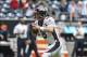 Dec 22, 2013; Houston, TX, USA; Denver Broncos quarterback Peyton Manning (18) warms up before a game against the Houston Texans at Reliant Stadium. Mandatory Credit: Troy Taormina-USA TODAY Sports