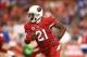 Nov 24, 2013; Phoenix, AZ, USA; Arizona Cardinals cornerback Patrick Peterson (21) against the Indianapolis Colts at University of Phoenix Stadium. Mandatory Credit: Mark J. Rebilas-USA TODAY Sports