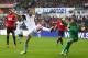 SWANSEA, WALES - AUGUST 17: Michu (L) of Swansea City narrowly fails to guide the ball goalwards past David de Gea (R) of Manchester United during the Barclays Premier League match between Swansea City and Manchester United at the Liberty Stadium on Augus