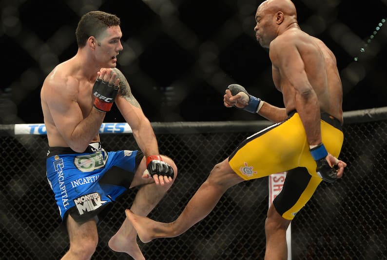 UFC 168: How Chris Weidman Buried the Legend | Bleacher Report ...