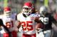 OAKLAND, CA - DECEMBER 15: Jamaal Charles #25 of the Kansas City Chiefs runs for a touchdown against the Oakland Raiders at O.co Coliseum on December 15, 2013 in Oakland, California. (Photo by Jed Jacobsohn/Getty Images)