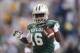 WACO, TX - NOVEMBER 3: Tevin Reese #16 of the Baylor University Bears celebrates a touchdown against the University of Kansas Jayhawks on November 3, 2012 at Floyd Casey Stadium in Waco, Texas. (Photo by Cooper Neill/Getty Images)