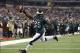 Dec 29, 2013; Arlington, TX, USA; Philadelphia Eagles running back LeSean McCoy (25) scores a second quarter touchdown against the Dallas Cowboys at AT&T Stadium. Mandatory Credit: Matthew Emmons-USA TODAY Sports