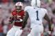 MADISON, WI - NOVEMBER 30: Melvin Gordon #25 of the Wisconsin Badgers runs with the football during the first half of play against the Penn State Nittany Lions at Camp Randall Stadium on November 30, 2013 in Madison, Wisconsin. (Photo by Mike McGinnis/Get