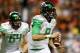 Marcus Mariota had his way with the Longhorns in the first half.