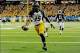 Dec 7, 2013; Atlanta, GA, USA; Missouri Tigers wide receiver Dorial Green-Beckham (15) runs a touchdown past Auburn Tigers cornerback Chris Davis (11) during the second quarter of the 2013 SEC Championship game at Georgia Dome. Mandatory Credit: Kevin Lil