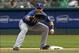 Moreland isn't quite as good a hitter overall, but he is much steadier and more athletic at first base.