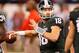 INDIANAPOLIS, IN - DECEMBER 07: Connor Cook #18 of the Michigan State Spartans throws a pass during pre-game prior to playing Ohio State during the Big 10 Conference Championship Game at Lucas Oil Stadium on December 7, 2013 in Indianapolis, Indiana. (P