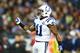 NASHVILLE, TN - NOVEMBER 14: Antoine Bethea #41 of the Indianapolis Colts reacts after a tackle in the second quarter against the Tennessee Titans at LP Field on November 14, 2013 in Nashville, Tennessee. (Photo by Andy Lyons/Getty Images)