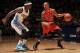 DENVER, CO - APRIL 14: Damian Lillard #0 of the Portland Trail Blazers controls the ball against Ty Lawson #3 of the Denver Nuggets on April 14, 2013 at the Pepsi Center in Denver, Colorado. NOTE TO USER: User expressly acknowledges and agrees that, by do