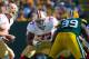 Sep 9, 2012; Green Bay, WI, USA; San Francisco 49ers guard Mike Iupati (77) during the game against the Green Bay Packers at Lambeau Field. The 49ers defeated the Packers 30-22. Mandatory Credit: Jeff Hanisch-USA TODAY Sports
