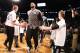 NEW YORK, NY - DECEMBER 27: Deron Williams #8 of the Brooklyn Nets prior to a game against the Milwaukee Bucks at the Barclays Center on December 27, 2013 in the Brooklyn borough of New York City. NOTE TO USER: User expressly acknowledges and agrees that