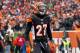 CINCINNATI, OH - DECEMBER 29: Dre Kirkpatrick #27 of the Cincinnati Bengals celebrates after returning an interception for touchdown during the NFL game against the Baltimore Ravens at Paul Brown Stadium on December 29, 2013 in Cincinnati, Ohio. (Photo