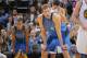 OAKLAND, CA - DECEMBER 11: Monta Ellis #11 and Dirk Nowitzki #41 of the Dallas Mavericks face off against the Golden State Warriors on December 11, 2013 at Oracle Arena in Oakland, California. NOTE TO USER: User expressly acknowledges and agrees that, by