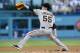 LOS ANGELES, CA - SEPTEMBER 14: Tim Lincecum #55 of the San Francisco Giants throws a pitch against the Los Angeles Dodgers at Dodger Stadium on September 14, 2013 in Los Angeles, California. (Photo by Stephen Dunn/Getty Images)