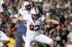 Jan 1, 2014; Pasadena, CA, USA; Stanford Cardinal linebacker Trent Murphy (93) celebrates the touchdown against Michigan State Spartans during the first half at the Rose Bowl. Mandatory Credit: Robert Hanashiro-USA TODAY Sports