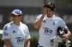 PERTH, AUSTRALIA - DECEMBER 11: England captain Alastair Cook speaks with coach Andy Flower during an England nets session at WACA on December 11, 2013 in Perth, Australia. (Photo by Gareth Copley/Getty Images)