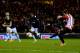 SUNDERLAND, ENGLAND - JANUARY 07: Fabio Borini of Sunderland scores their second goal from the penalty spot during the Capital One Cup Semi-Final, first leg match between Sunderland and Manchester United at Stadium of Light on January 7, 2014 in Sunderla