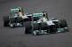 YEONGAM-GUN, SOUTH KOREA - OCTOBER 06: Nico Rosberg of Germany and Mercedes GP leads from team mate Lewis Hamilton of Great Britain and Mercedes GP during the Korean Formula One Grand Prix at Korea International Circuit on October 6, 2013 in Yeongam-gun,