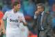 MADRID, SPAIN - OCTOBER 03: Real Madrid's manager Jose Mourinho has a word with Xabi Alonso during the La Liga match between Real Madrid and Deportivo La Coruna at Estadio Santiago Bernabeu on October 3, 2010 in Madrid, Spain. (Photo by Denis Doyle/Get