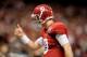 NEW ORLEANS, LA - JANUARY 02: AJ McCarron #10 of the Alabama Crimson Tide reacts against the Oklahoma Sooners during the Allstate Sugar Bowl at the Mercedes-Benz Superdome on January 2, 2014 in New Orleans, Louisiana. (Photo by Stacy Revere/Getty Images