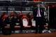 SUNDERLAND, ENGLAND - JANUARY 07: David Moyes manager of Manchester United looks on from the bench prior to the Capital One Cup Semi-Final, first leg match between Sunderland and Manchester United at Stadium of Light on January 7, 2014 in Sunderland, Eng