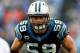 CHARLOTTE, NC - DECEMBER 22: Luke Kuechly #59 of the Carolina Panthers during their game at Bank of America Stadium on December 22, 2013 in Charlotte, North Carolina. (Photo by Streeter Lecka/Getty Images)