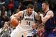 MINNEAPOLIS, MN - JANUARY 8: Nikola Pekovic #14 of the Minnesota Timberwolves drives against the Phoenix Suns on January 8, 2014 at Target Center in Minneapolis, Minnesota. NOTE TO USER: User expressly acknowledges and agrees that, by downloading and or u