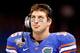 NEW ORLEANS - JANUARY 01: Quarterback Tim Tebow #15 of the Florida Gators stands on the sidelines during the Allstate Sugar Bowl against the Cincinnati Bearcats at the Louisana Superdome on January 1, 2010 in New Orleans, Louisiana. (Photo by Kevin C. C