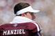 COLLEGE STATION, TX - AUGUST 31: Johnny Manziel #2 of the Texas A&M Aggies waits near the bench during the second quarter of the game against the Rice Owls at Kyle Field on August 31, 2013 in College Station, Texas. (Photo by Scott Halleran/Getty Images