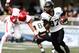 Jan 4, 2014; Birmingham, AL, USA; Vanderbilt Commodores wide receiver Jordan Matthews (87) carries the ball for a touchdown during the 2014 Compass Bowl against the Houston Cougars at Legion Field. Mandatory Credit: Marvin Gentry-USA TODAY Sports